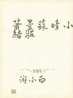 萧晨苏晴小说完结版