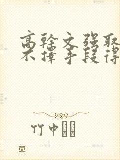 高干文强取豪夺不择手段得到女主