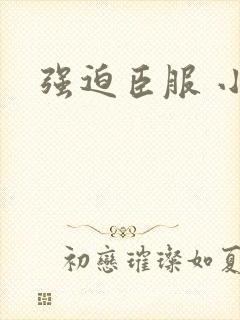 强迫臣服 小说封面