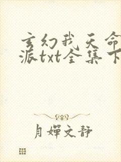 玄幻我天命大反派txt全集下载完本免费