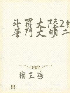 斗罗大陆2绝世唐门大明二明