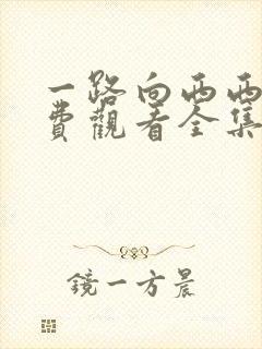 一路向西西瓜免费观看全集