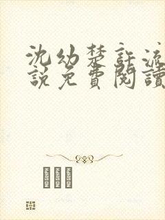 沈幼楚许流年小说免费阅读最新章节