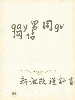 gay男同gv网站封面