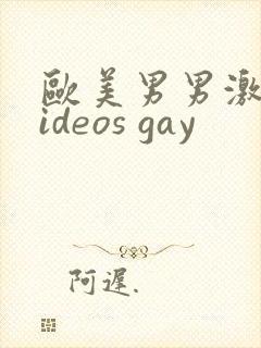 欧美男男激情videos gay