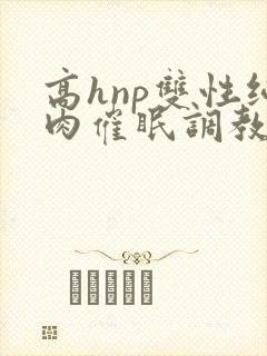 高hnp双性纯肉催眠调教封面