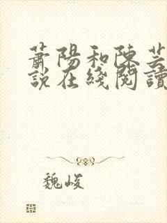 萧阳和陈芸的小说在线阅读