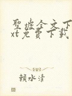 圣墟全文下载txt免费下载封面