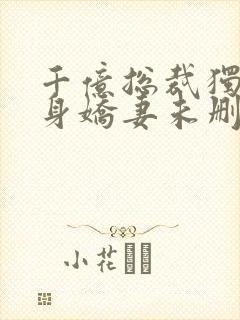 千亿总裁独宠替身娇妻未删减