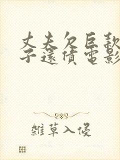 丈夫欠巨款,妻子还债电影