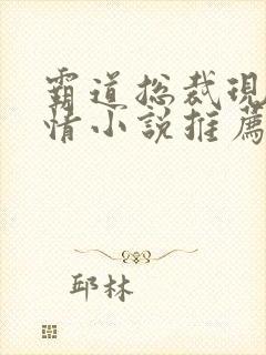 霸道总裁现代言情小说推荐