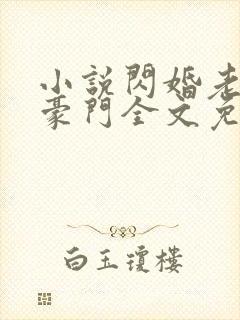 小说闪婚老公是豪门全文免费阅读