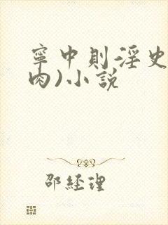 宁中则淫史(全肉)小说
