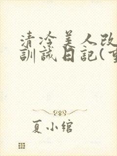 清冷美人改/造训诫日记(重口)封面