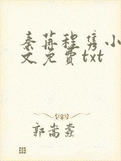 秦苒程隽小说全文免费txt