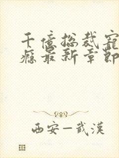 千亿总裁宠妻成瘾最新章节txt