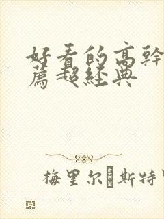 好看的高干文推荐超经典封面