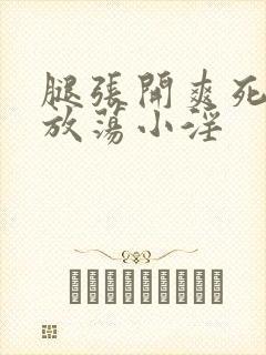 腿张开爽死你个放荡小淫