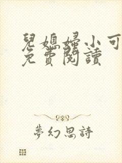 儿媳妇小可小说免费阅读