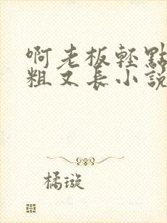 啊老板轻点灬又粗又长小说