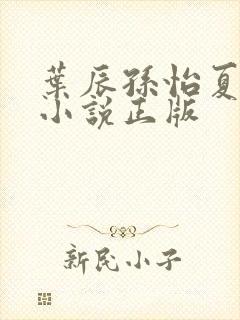 叶辰孙怡夏若雪小说正版