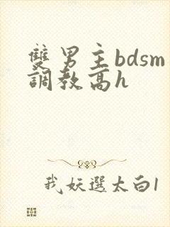 双男主bdsm调教高h封面