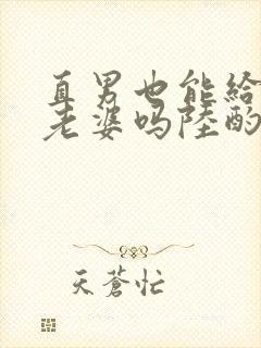 直男也能给人当老婆吗陆酌言txt封面