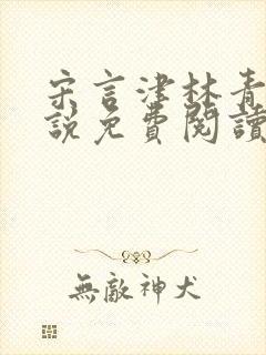 宋言津林青妍小说免费阅读最新章节封面