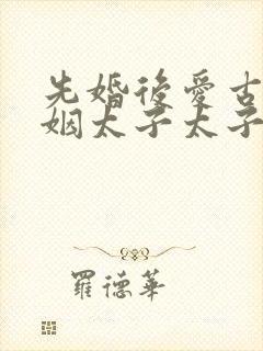 先婚后爱古言联姻太子太子妃