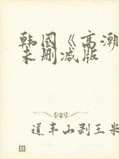 韩国《高潮》3未删减版