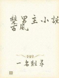 双男主小说推荐古风