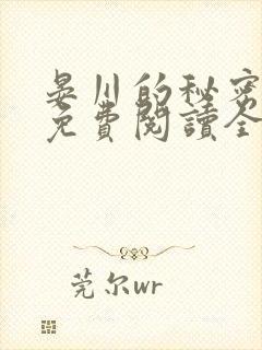 晏川的秘密小说免费阅读全文