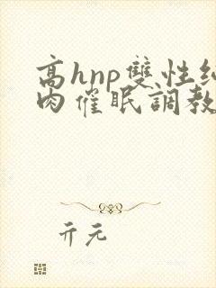 高hnp双性纯肉催眠调教