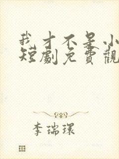 我才不是小可怜短剧免费观看全集