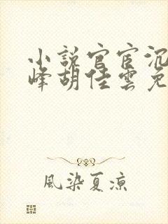 小说官宦沉浮秦峰胡佳云免费阅读无弹窗