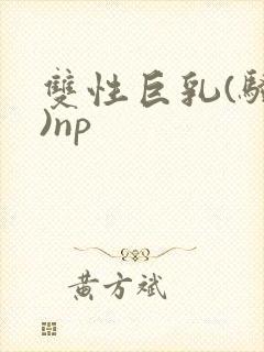 双性巨乳(骚受)np