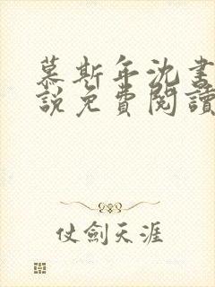 慕斯年沈书意小说免费阅读最新章节