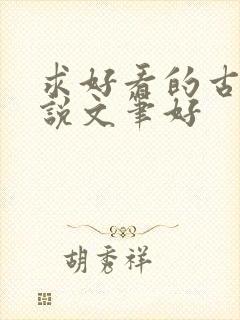 求好看的古言小说文笔好封面