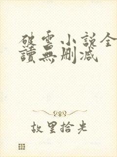 破云小说全文阅读无删减