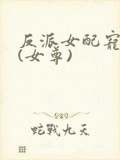 反派女配宠夫记(女尊)封面