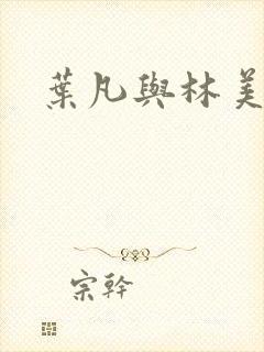 叶凡与林美玉封面