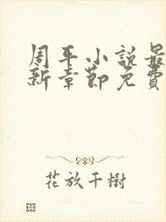 周平小说最新更新章节免费阅读