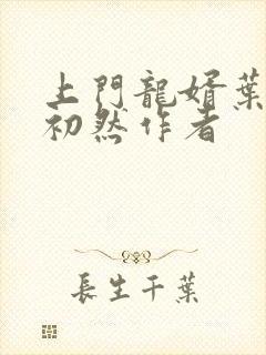 上门龙婿叶辰萧初然作者