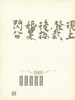 闪婚后,发现老公是总裁上司大结局封面