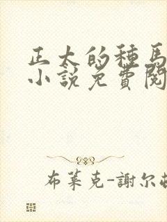 正太的种马生涯小说免费阅读