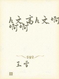 h文高h文啊啊啊啊