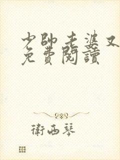 少帅老婆又跑了免费阅读