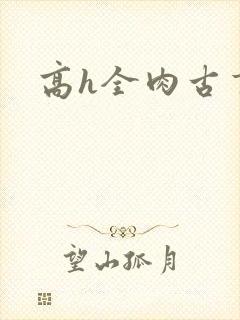 高h全肉古言封面