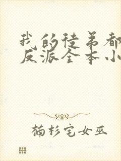 我的徒弟都是大反派全本小说下载封面