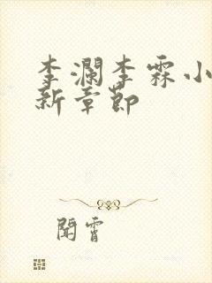 李澜李霖小说最新章节